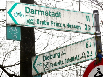 Radwegebeschilderung